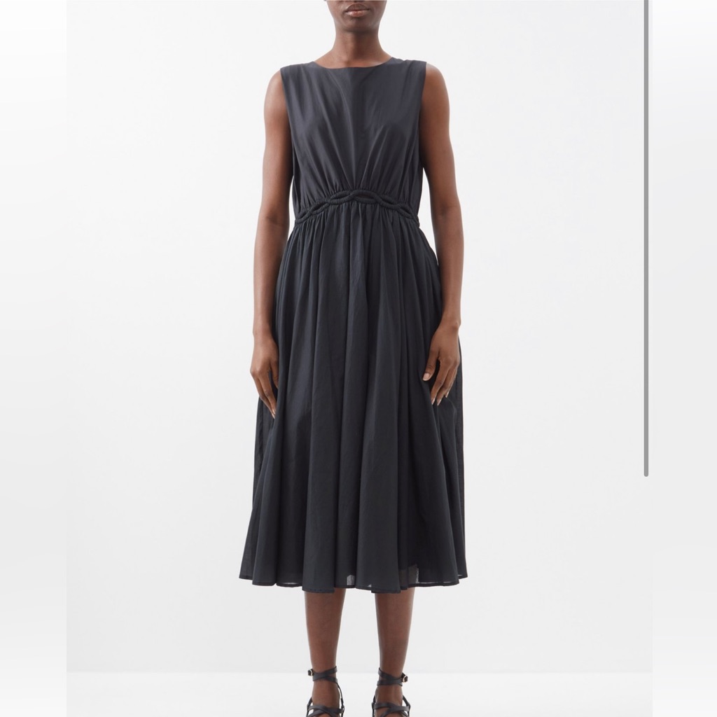 Nwt Merlette Eclipse Prima Cotton Dress | Black